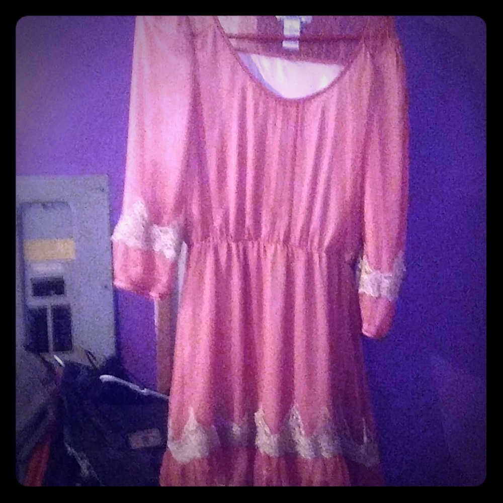 Womans sheer babydoll dress